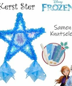 Goedkoop 👍 Disney Frozen Prachtige Ster Lantaarn Met LED Verlichting – Knutselpakket Voor Kerst - Knutselen Voor Meisjes 👏 -ACROPAQ Shop 550x548 9