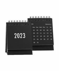 Nieuw 👍 Geen Zwarte Kleine Bureaukalender 2023 - Tafelkalender 2023 - Kalender 2023 - Mini Kalender 2023 🔔