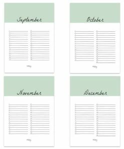 Kopen 🎁 Verjaardagskalender - Staand In Houder - A5 Formaat - Made By Mary 👏 -ACROPAQ Shop 550x550 1001