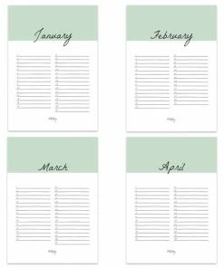 Kopen 🎁 Verjaardagskalender - Staand In Houder - A5 Formaat - Made By Mary 👏 -ACROPAQ Shop 550x550 1002