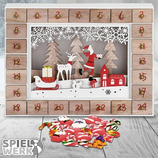 Coupon ๐ Spielwerk – Adventskalender - LED - Kerstman - MDF ๐คฉ 7 Coupon ๐ Spielwerk – Adventskalender - LED - Kerstman - MDF ๐คฉ - Afbeelding 5