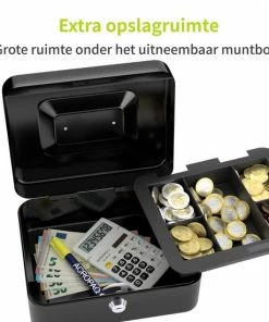 Beste Verkoop 👏 ACROPAQ Geldkistje - Geldkist Met Sleutel, 20 X 16 X 9 Cm, Metaal - Geldkluis - Zwart 🔥 12 Beste Verkoop 👏 ACROPAQ Geldkistje - Geldkist Met Sleutel, 20 X 16 X 9 Cm, Metaal - Geldkluis - Zwart 🔥 -ACROPAQ Shop 550x550 110
