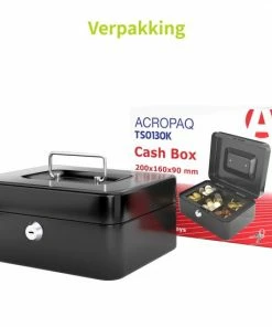 Beste Verkoop 👏 ACROPAQ Geldkistje - Geldkist Met Sleutel, 20 X 16 X 9 Cm, Metaal - Geldkluis - Zwart 🔥 13 Beste Verkoop 👏 ACROPAQ Geldkistje - Geldkist Met Sleutel, 20 X 16 X 9 Cm, Metaal - Geldkluis - Zwart 🔥 -ACROPAQ Shop 550x550 111