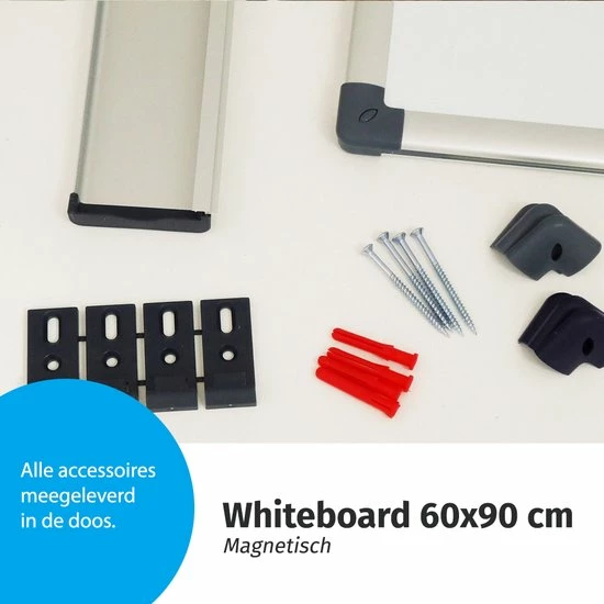 Korting ๐ IVOL Whiteboard 60x90 Cm - Magnetisch - Magneetbord / Memobord / Planbord / Schoolbord ๐ 6 Korting ๐ IVOL Whiteboard 60x90 Cm - Magnetisch - Magneetbord / Memobord / Planbord / Schoolbord ๐ - Afbeelding 4