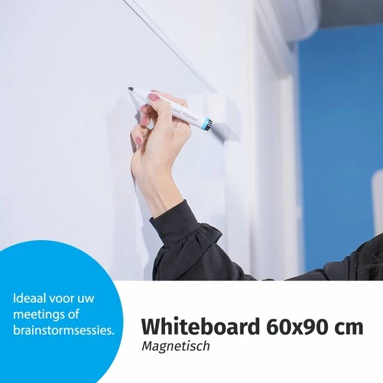Korting ๐ IVOL Whiteboard 60x90 Cm - Magnetisch - Magneetbord / Memobord / Planbord / Schoolbord ๐ 8 Korting ๐ IVOL Whiteboard 60x90 Cm - Magnetisch - Magneetbord / Memobord / Planbord / Schoolbord ๐ - Afbeelding 6