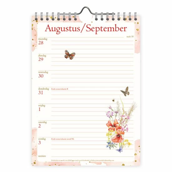 Promo π Comello Janneke Brinkman Week Notitiekalender - 2023 - Bloementuin - 16.5x23cm π₯° 5 Promo π Comello Janneke Brinkman Week Notitiekalender - 2023 - Bloementuin - 16.5x23cm π₯° - Afbeelding 3