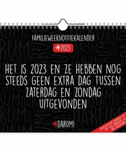 Beste deal 👍 Comello Darum Familie Weeknotitiekalender - 2023 - 29.7x21cm 😉