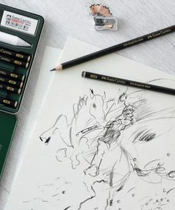 Beste deal 🎁 Faber-Castell Grafietpotlood - Pitt Mat - Blik 11 Stuks - FC-115220 😍 -ACROPAQ Shop 550x550 158