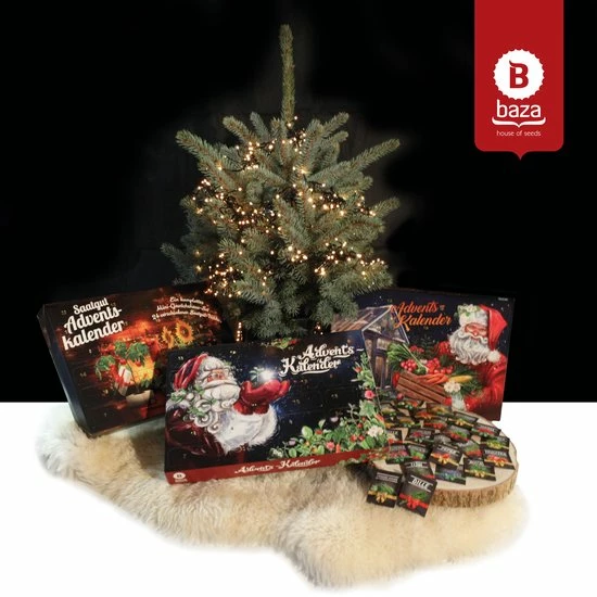 Beste Verkoop 🌟 Baza Seeds B.V. Adventskalender 2022 - Complete Kweekset Met 24 Soorten Zaden - Kas Van De Kerstman ⭐ 6 Beste Verkoop 🌟 Baza Seeds B.V. Adventskalender 2022 - Complete Kweekset Met 24 Soorten Zaden - Kas Van De Kerstman ⭐ - Afbeelding 4