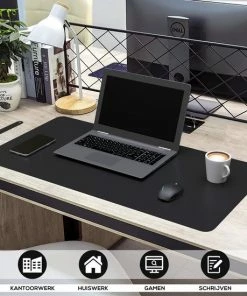Begroting 🎁 WURK Professionele Bureau Onderlegger Kunstleer - Bureau Organizer - Inclusief Kabel Clip - 90x45 ⭐ -ACROPAQ Shop 550x550 197