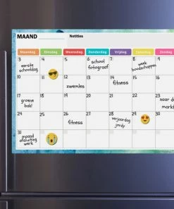 Nieuw ⭐ Soesa Magnetische Whiteboard Maandplanner - Weekplanner Whiteboard Set Incl. Accessoires - 42x30cm ⭐ -ACROPAQ Shop 550x550 204