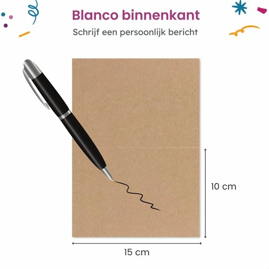 Beste Pirce 🥰 Partizzle® Partizzle 36x Kraft Bedankt Kaartjes Set - Thank You Cards - Wenskaarten - Ansichtkaarten - Kaarten Met Enveloppen - 15x10 Cm 👏 10 Beste Pirce 🥰 Partizzle® Partizzle 36x Kraft Bedankt Kaartjes Set - Thank You Cards - Wenskaarten - Ansichtkaarten - Kaarten Met Enveloppen - 15x10 Cm 👏 - Afbeelding 8