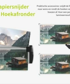 Beste recensies van 💯 ACROPAQ Lamineerapparaat A4 - Set 4-in-1 Lamineermachine + Trimmer + Hoeksnijder + Lamineerhoezen - AL49 👏 -ACROPAQ Shop 550x550 220