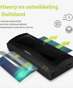 Beste recensies van 💯 ACROPAQ Lamineerapparaat A4 - Set 4-in-1 Lamineermachine + Trimmer + Hoeksnijder + Lamineerhoezen - AL49 👏 -ACROPAQ Shop 550x550 222