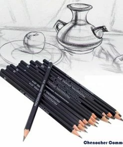 Korting 😀 Chenocher Commerce® Schetspotloden / Schets Potloden Set 14 Stuks /Professionele Tekenpotloden / Grafiet Potloden / 14 Verschillende Hardheden / 12B - 10B – 8B – 7B- 6B-5B-4B-3B-2B-1B-HB-2H-4H- 6H- / Teken Potloden / Tekenen /tekenset / Landschap/ Portret /schetsen /Art ⭐