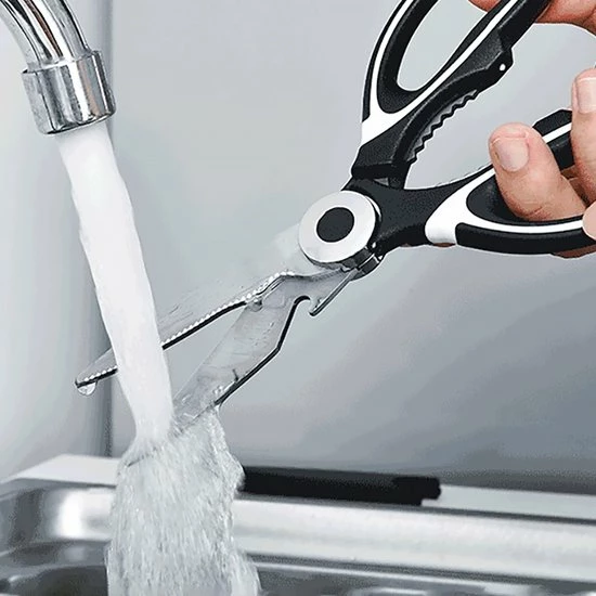 Goedkoop ๐งจ HGMD® Multifunctionele Keukenschaar - Vaatwasser Bestendig - Huishoudschaar - Schaar Linkshandig En Rechtshandig - Flesopener - Notenkraker - Vissenontschubber ๐ฏ 8 Goedkoop ๐งจ HGMD® Multifunctionele Keukenschaar - Vaatwasser Bestendig - Huishoudschaar - Schaar Linkshandig En Rechtshandig - Flesopener - Notenkraker - Vissenontschubber ๐ฏ - Afbeelding 6