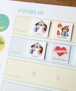 Promo 🥰 Online NL Weekplanner A4 Formaat Pakket Kinderen - Planbord Voor Kinderen - Inclusief 220 Pictogrammen - Dagplanner - Dagplanner Pictogrammen - Dagindeling - Do It Yourself - Kinderplanner - Pictogrammen Voor Kinderen - Pictogrammen Autisme - Autisme - Planner 👍 -ACROPAQ Shop 550x550 255