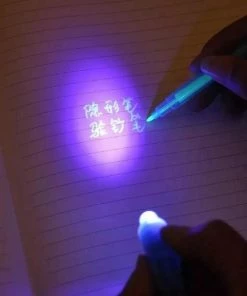 Top 10 🎉 LOUZIR Onzichtbare Inkt Pen Met UV Lampje Voor Geheime Tekst - Top Secret - Invisible Ink ✨ -ACROPAQ Shop 550x550 257