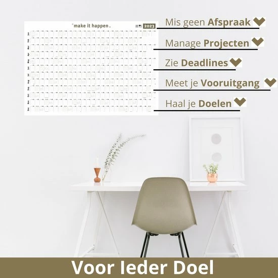 Beste deal ✔️ Purpuz Jaarplanner 2023 + 2022 Jaarkalender A1 - Wandkalender ⭐ 5 Beste deal ✔️ Purpuz Jaarplanner 2023 + 2022 Jaarkalender A1 - Wandkalender ⭐ - Afbeelding 3