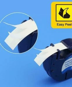 Beste Verkoop 🌟 TELANO Plastic Labels 91201 Voor Dymo LetraTag Labelprinter - Zwart Op Wit - 12 Mm X 4 M - S0721610 Labeltape - 5 Stuks 🌟 -ACROPAQ Shop 550x550 274