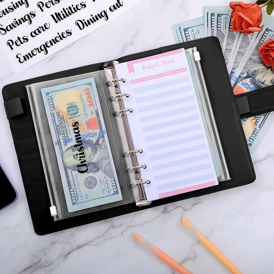 Uitgang ๐ Consumerce® Budget Planner Met Geldmapjes Zwart – Budgetplanner Kasboek – Huishoudboekje – Budget Binder – Budgetplanner Invulboekjes – Budgetplanners – Kasboekje In En Uitgaven – Kasboek Huishoudboek – Uitgaven Boekje ๐ 8 Uitgang ๐ Consumerce® Budget Planner Met Geldmapjes Zwart – Budgetplanner Kasboek – Huishoudboekje – Budget Binder – Budgetplanner Invulboekjes – Budgetplanners – Kasboekje In En Uitgaven – Kasboek Huishoudboek – Uitgaven Boekje ๐ - Afbeelding 6