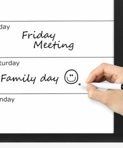 Kopen 🎉 Navaris Weekplanner - Prikbord, Whiteboard En Krijtbord In één - Magnetisch Planbord - 60 X 40 Cm - Met Krijt, Marker, Magneten En Punaises 👏 -ACROPAQ Shop 550x550 284