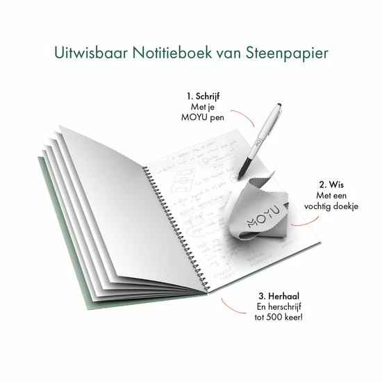 Goedkoop ๐ MOYU Ringband A5 - Hardcover - Beyond Blue - Uitwisbaar Notitieboek - Duurzaam Steenpapier ๐ 9 Goedkoop ๐ MOYU Ringband A5 - Hardcover - Beyond Blue - Uitwisbaar Notitieboek - Duurzaam Steenpapier ๐ - Afbeelding 7