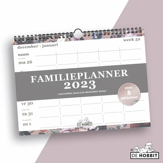 Kopen βοΈ Uitgeverij De Hobbit BV Hobbit Familieplanner Spiraal D2-2023 π 5 Kopen βοΈ Uitgeverij De Hobbit BV Hobbit Familieplanner Spiraal D2-2023 π - Afbeelding 3