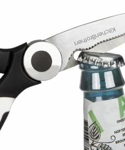 Beste deal 🔥 KitchenBrothers Keukenschaar - Vaatwasserbestendig - Zwart/Wit 🧨 -ACROPAQ Shop 550x550 338