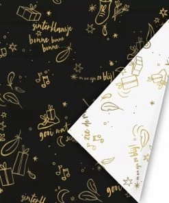 Aanbiedingen 🌟 CollectivWarehouse Collectiv Warehouse- Dubbelzijdig- Sinterklaas Inpakpapier - Cadeaupapier Sint 5 Rollen 300 X 50 Cm 🤩 -ACROPAQ Shop 550x550 355
