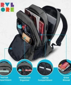 Groothandel ⌛ TRVLMORE Rugzak - 28L - 15,6 Inch - Laptop Rugtas - Waterafstotend - Grijs 😀 -ACROPAQ Shop 550x550 37
