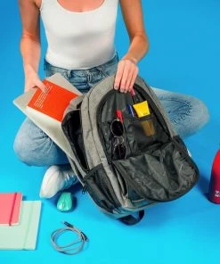 Groothandel ⌛ TRVLMORE Rugzak - 28L - 15,6 Inch - Laptop Rugtas - Waterafstotend - Grijs 😀 -ACROPAQ Shop 550x550 40