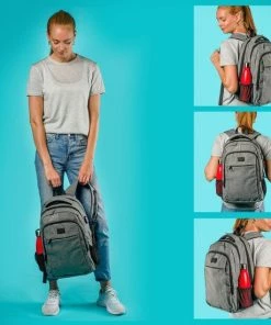 Groothandel ⌛ TRVLMORE Rugzak - 28L - 15,6 Inch - Laptop Rugtas - Waterafstotend - Grijs 😀 -ACROPAQ Shop 550x550 41