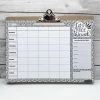 Top 10 🛒 Hippekaartjeswinkel Familieplanner XXL Op Klembord + Gratis Navulling - Weekplanner A3 - Gezinsplanner Ongedateerd - Zwart Wit - Kalender Met Ruimte Voor Notities En Wat Je Gaat Eten ⌛