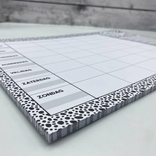 Top 10 🛒 Hippekaartjeswinkel Familieplanner XXL Op Klembord + Gratis Navulling - Weekplanner A3 - Gezinsplanner Ongedateerd - Zwart Wit - Kalender Met Ruimte Voor Notities En Wat Je Gaat Eten ⌛ 4 Top 10 🛒 Hippekaartjeswinkel Familieplanner XXL Op Klembord + Gratis Navulling - Weekplanner A3 - Gezinsplanner Ongedateerd - Zwart Wit - Kalender Met Ruimte Voor Notities En Wat Je Gaat Eten ⌛ - Afbeelding 2
