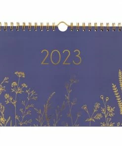 Goedkoopste 🔥 Fvgtrading Familie Weekplanner 2023 | Planner L Kalender | Met Stickervel | Jaarplanner | Inclusief Standaard Om Rechtop Neer Te Zetten | A4 Formaat | Blauw Met Goud Accent | FSC-keurmerk | 29.7 X 21.5 X 1.5 Cm 😍