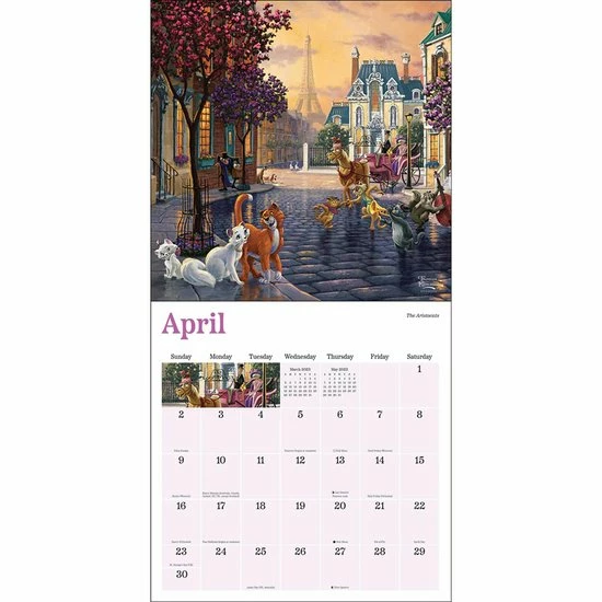 Beste Pirce ❤️ Andrews Mcmeel Thomas Kinkade Kalender 2023 Disney ⌛ 5 Beste Pirce ❤️ Andrews Mcmeel Thomas Kinkade Kalender 2023 Disney ⌛ - Afbeelding 3