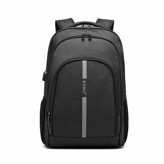 Coupon ๐งจ Kono Rugzak - Laptoptas Inclusief USB Oplaadstation - 25 L Rugtas Voor Mannen/Vrouwen - Tas Met Reflecterende Strip - Waterdichte ๐ Backpack - Tas Voor School/Werk/Reizen - Zwart (E1972) ๐ฅฐ 5 Coupon ๐งจ Kono Rugzak - Laptoptas Inclusief USB Oplaadstation - 25 L Rugtas Voor Mannen/Vrouwen - Tas Met Reflecterende Strip - Waterdichte ๐ Backpack - Tas Voor School/Werk/Reizen - Zwart (E1972) ๐ฅฐ - Afbeelding 3