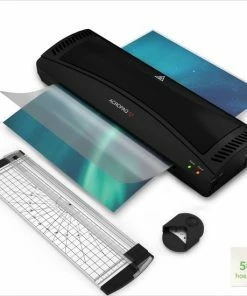 Beste recensies van 😉 ACROPAQ Lamineerapparaat A3 - Set Met 50 Lamineerhoezen, Papiersnijder, Hoeksnijder - Lamineermachine - AL39 🛒