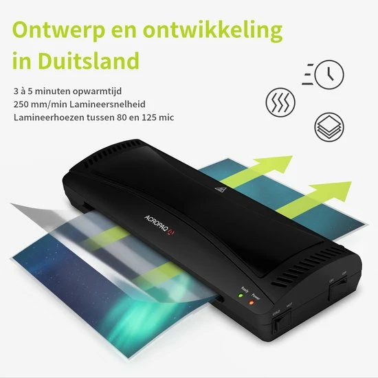 Beste recensies van 😉 ACROPAQ Lamineerapparaat A3 - Set Met 50 Lamineerhoezen, Papiersnijder, Hoeksnijder - Lamineermachine - AL39 🛒 6 Beste recensies van 😉 ACROPAQ Lamineerapparaat A3 - Set Met 50 Lamineerhoezen, Papiersnijder, Hoeksnijder - Lamineermachine - AL39 🛒 - Afbeelding 4