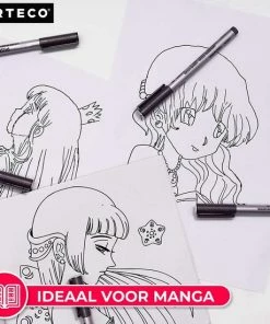 Beste recensies van ⭐ ARTECO® 9 Pigment Liners – Fineliners - Handlettering – Gepigmenteerde Inkt - Schrijven – Schetsen – Pennen 😀 -ACROPAQ Shop 550x550 496