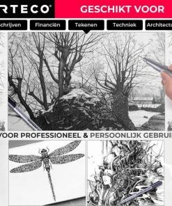 Beste recensies van ⭐ ARTECO® 9 Pigment Liners – Fineliners - Handlettering – Gepigmenteerde Inkt - Schrijven – Schetsen – Pennen 😀 -ACROPAQ Shop 550x550 497