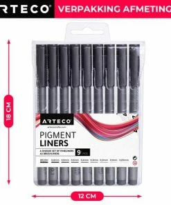 Beste recensies van ⭐ ARTECO® 9 Pigment Liners – Fineliners - Handlettering – Gepigmenteerde Inkt - Schrijven – Schetsen – Pennen 😀 -ACROPAQ Shop 550x550 498