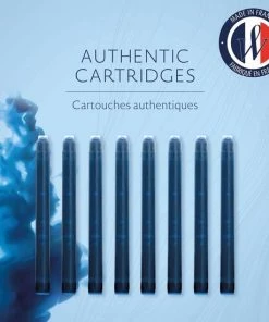 Gloednieuw 💯 Waterman Allure-vulpen | Chroom | Fijne Penpunt | Inclusief 6 Korte Inktpatronen ⌛ -ACROPAQ Shop 550x550 602