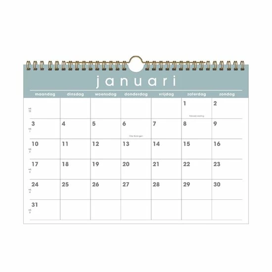 Korting π De Hobbit Hobbit - Maandplanner - Blauw - 2023 - Spiraalgebonden - Maand Per Pagina - A4 (21x29,7cm) - Groot β¨ 4 Korting π De Hobbit Hobbit - Maandplanner - Blauw - 2023 - Spiraalgebonden - Maand Per Pagina - A4 (21x29,7cm) - Groot β¨ - Afbeelding 2