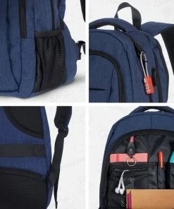 Beste Pirce ❤️ TRVLMORE Rugzak - 28L - 15,6 Inch - Laptop Rugtas - Waterafstotend - Blauw 🎁 -ACROPAQ Shop 550x550 618