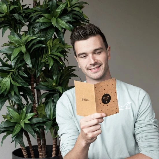 Promo ๐ฏ Partizzle® Partizzle 36x Kraft Verjaardag & Bedankt Wenskaarten Set - Verjaardagskaart Kaartjes - Ansichtkaarten Met Enveloppen - Duurzaam ๐ฅ 6 Promo ๐ฏ Partizzle® Partizzle 36x Kraft Verjaardag & Bedankt Wenskaarten Set - Verjaardagskaart Kaartjes - Ansichtkaarten Met Enveloppen - Duurzaam ๐ฅ - Afbeelding 4