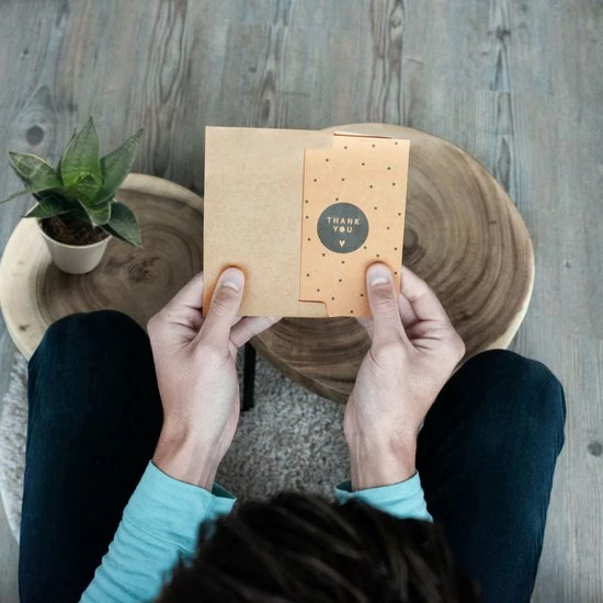 Promo ๐ฏ Partizzle® Partizzle 36x Kraft Verjaardag & Bedankt Wenskaarten Set - Verjaardagskaart Kaartjes - Ansichtkaarten Met Enveloppen - Duurzaam ๐ฅ 10 Promo ๐ฏ Partizzle® Partizzle 36x Kraft Verjaardag & Bedankt Wenskaarten Set - Verjaardagskaart Kaartjes - Ansichtkaarten Met Enveloppen - Duurzaam ๐ฅ - Afbeelding 8