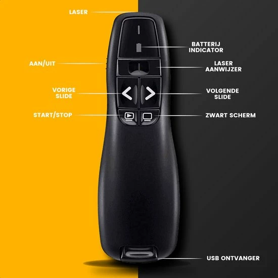 Beste recensies van 🥰 Goodlux Draadloze Presenter - Presentatie Klikker - Powerpoint Klikker + Beschermhoes ✔️ 5 Beste recensies van 🥰 Goodlux Draadloze Presenter - Presentatie Klikker - Powerpoint Klikker + Beschermhoes ✔️ - Afbeelding 3