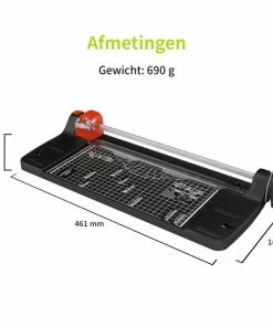 Nieuw 🎁 ACROPAQ Papiersnijder - 1 Meskop Met 4 Snijstanden, Met Hoeksnijder, Ruimtebesparend Inklapbaar - A4 Rolsnijmachine, Papiersnijmachine 👍 16 Nieuw 🎁 ACROPAQ Papiersnijder - 1 Meskop Met 4 Snijstanden, Met Hoeksnijder, Ruimtebesparend Inklapbaar - A4 Rolsnijmachine, Papiersnijmachine 👍 -ACROPAQ Shop 550x550 699